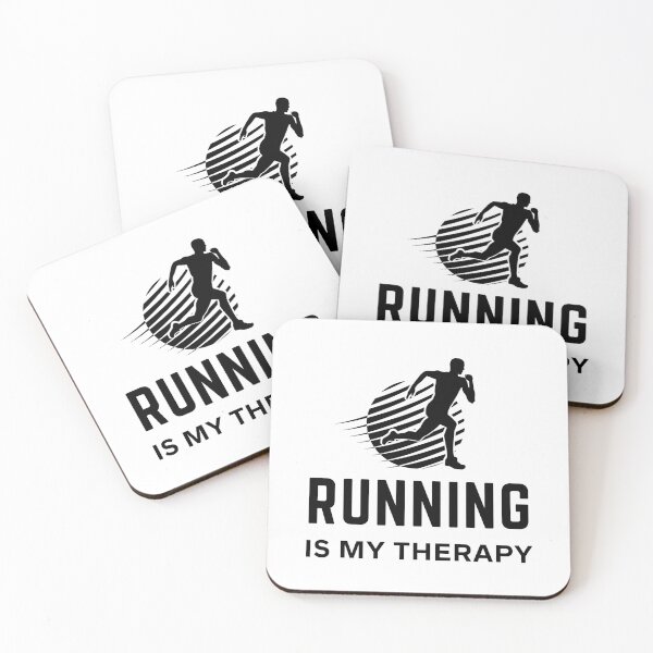 Item preview, Running Is My Therapy designed and sold by RedTomasB.