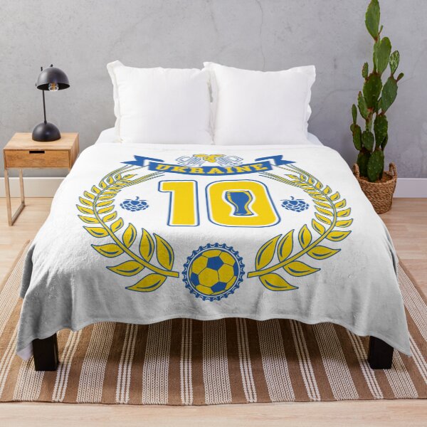 Item preview, Ukraine Beer Football Number 10 (Ukraine Colours) designed and sold by DKdesigns27.