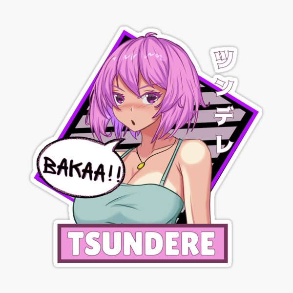 Tsundere Stickers for Sale