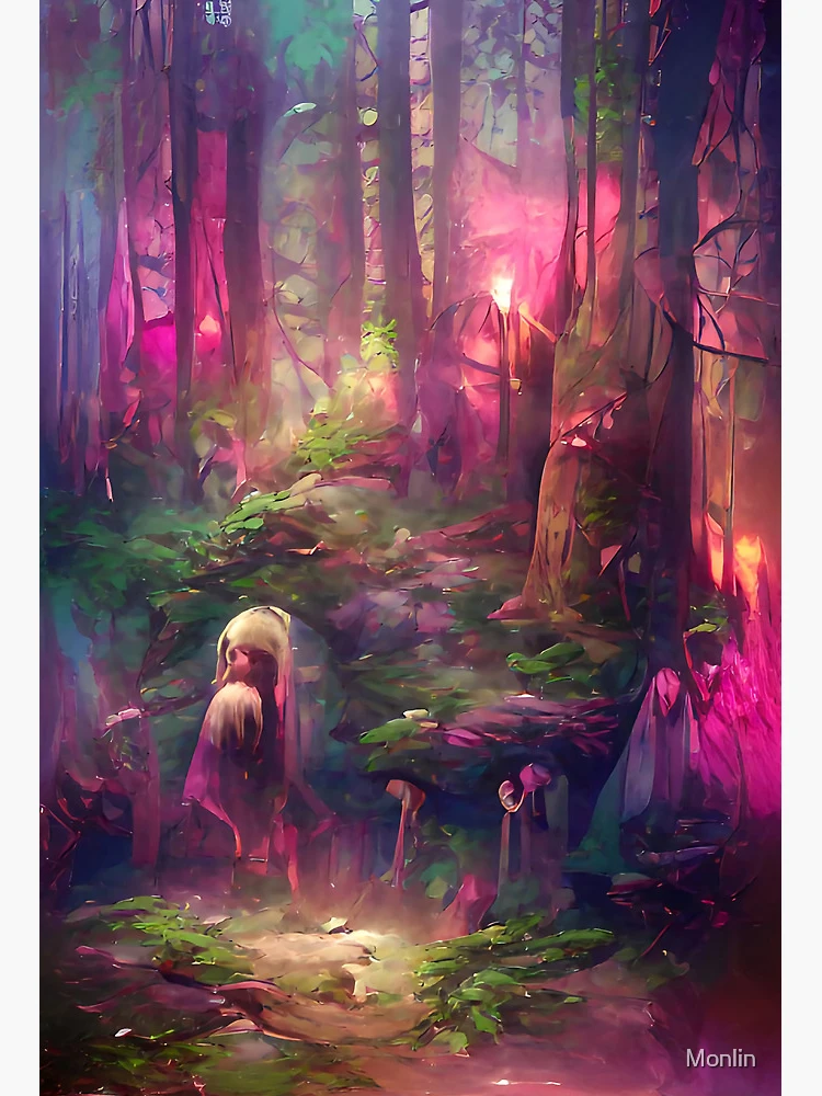 FAIRY FOREST PRINT, Old World Forest Art, Jpg Fairy Forest, Aesthetic Art  Print, Ai Art, Fairy Ancient Forest, Nature Digital Print Art