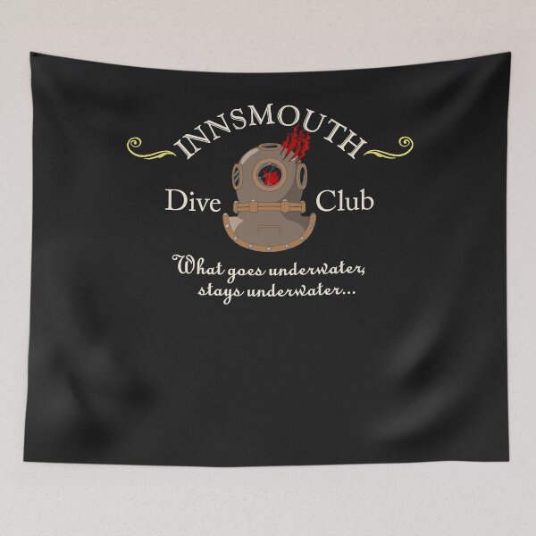 Item preview, Innsmouth dive club logo classic t shirt designed and sold by ErmaHuey1.