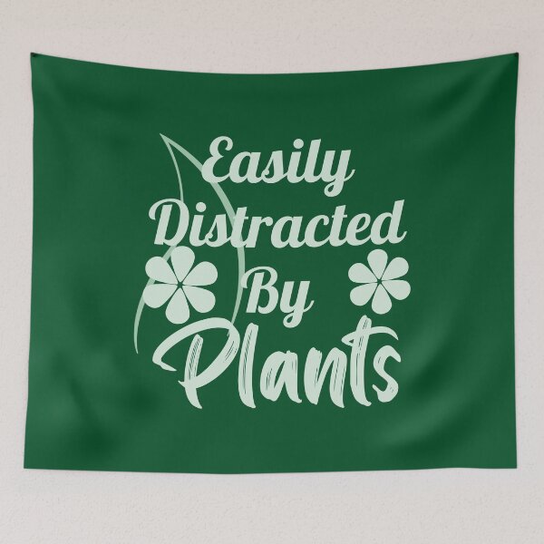 Item preview, Easily Distracted By Plants Shirt, by DAM Creative,  designed and sold by DAM Creative ⭐⭐⭐⭐⭐.