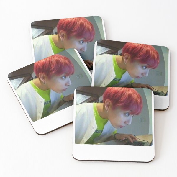 Item preview, Jungkook Focused Face - Fish Eye Lens designed and sold by mrsbangtan.