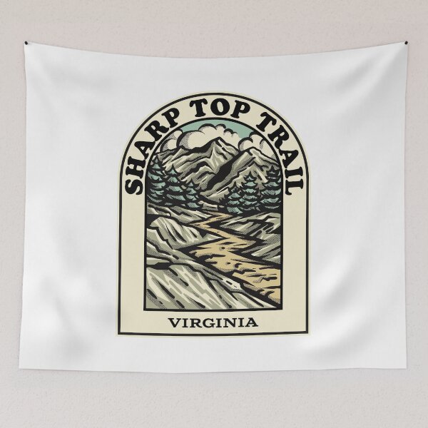 Aperçu de l'œuvre Sharp Top Trail Virginia hiking backpacking trail créée et vendue par HalpinDesign.