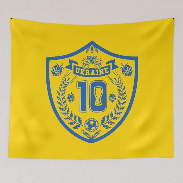 Item preview, Ukraine Football and Beer Shield    designed and sold by DKdesigns27.