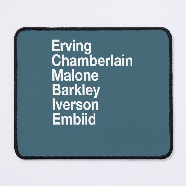 Item preview, Joel Embiid & Sixers Legends Essential T-Shirt designed and sold by JoshuaPohl.