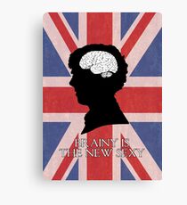 Brainy Is The New Sexy Canvas Print