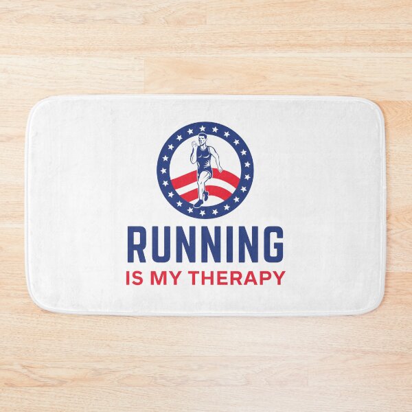 Item preview, Running Is My Therapy designed and sold by RedTomasB.