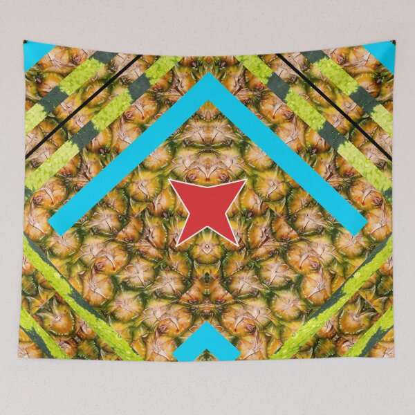 Item preview, ABSTRACT FUNNY ARUBA FLAG WITH EXOTIC FRUITS PATTERN - ARUBA, ONE HAPPY ISLAND18! designed and sold by Ralek.