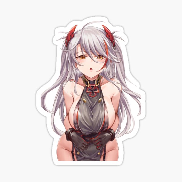 Sexy Boobs Prinz Eugen Lewd Azur Lane Sticker