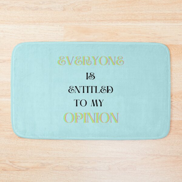 Item preview, Everyone is Entitled to My Opinion-Sticker designed and sold by Merry Moon Store.