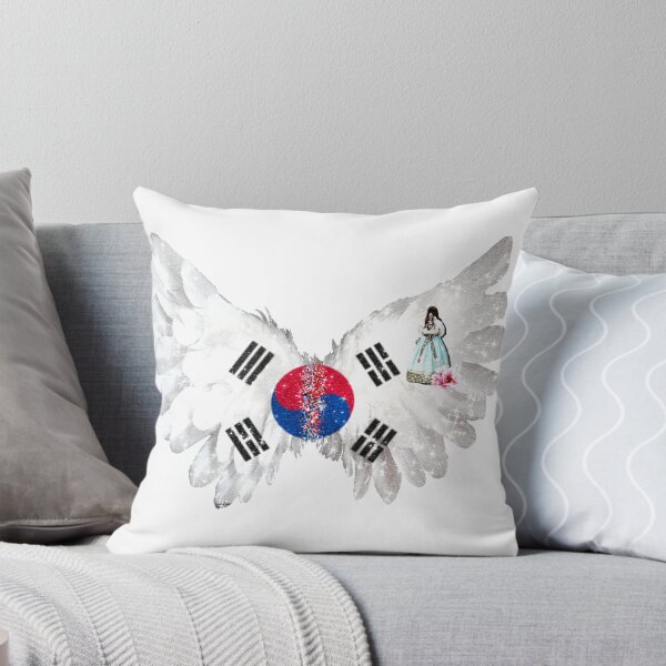 Item preview, South Korea Flag Angel Wings Feather Hanbok designed and sold by Jolly-Yosei.