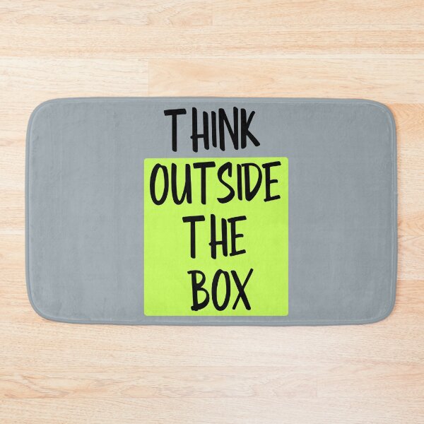 Item preview, Think outside the box light Green and grey designed and sold by DemonicGloom.