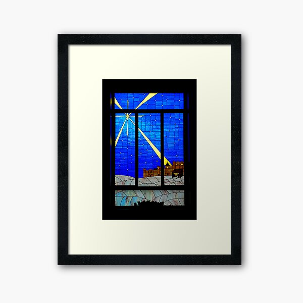 Panes of Glass Framed Art Print