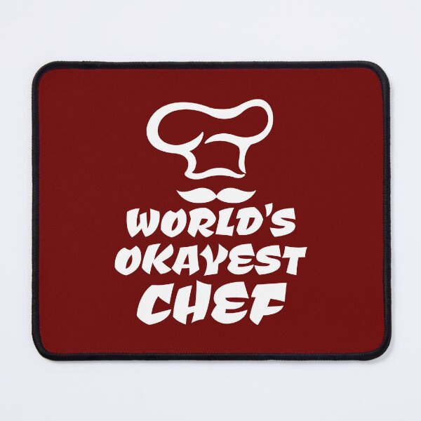 Item preview, World's Okayest Chef. Funny Chef Gift, Chef gift, Cook Gift designed and sold by DesignHouse07.