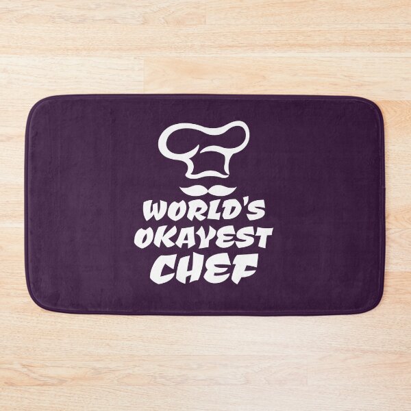 Item preview, World's Okayest Chef. Funny Chef Gift, Chef gift, Cook Gift designed and sold by DesignHouse07.