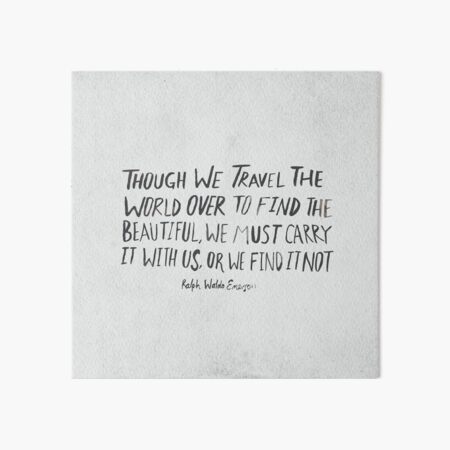 Ralph Waldo Emerson: Beautiful Art Board Print