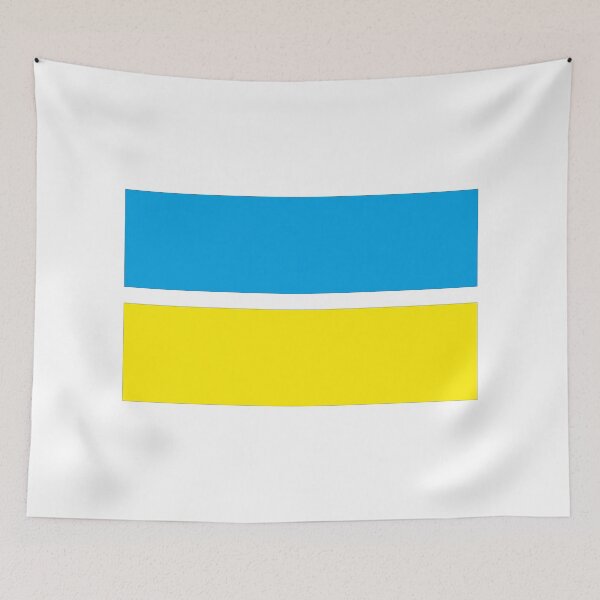 Item preview, Ukraine flag design peace in blue and yellow designed and sold by SleepingSlothDE.