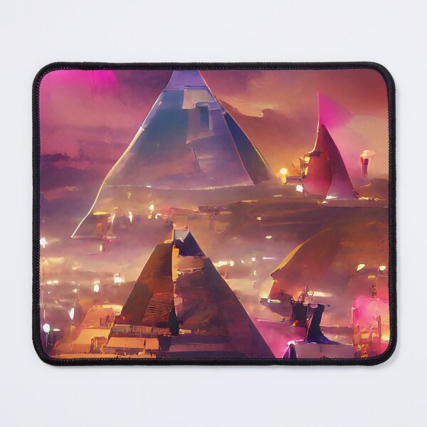 Item preview, Egyptian pyramids AI designed and sold by Monlin.