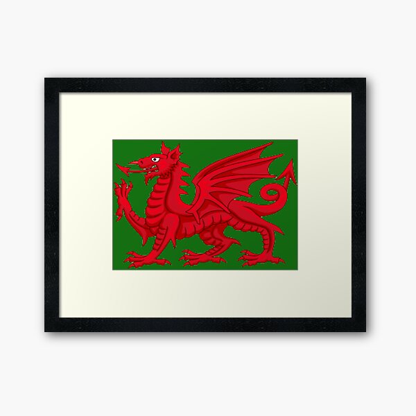 Item preview, welsh red dragon designed and sold by nigejohn.