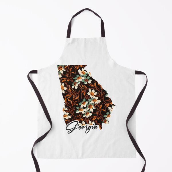 Item preview, Floral Map of USA States Georgia - Map of Georgia designed and sold by AmethystMurad.
