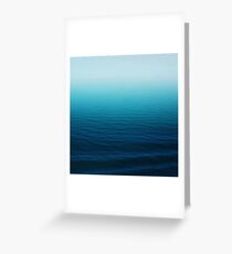 Deep Blue Greeting Card
