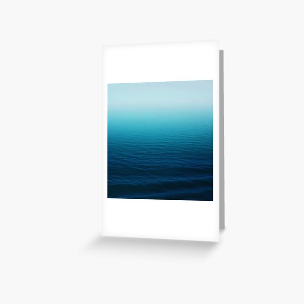 Deep Blue Greeting Card