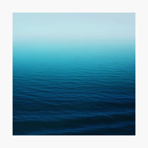 Tiefes Blau Fotodruck