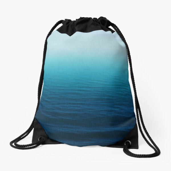 Deep Blue Drawstring Bag