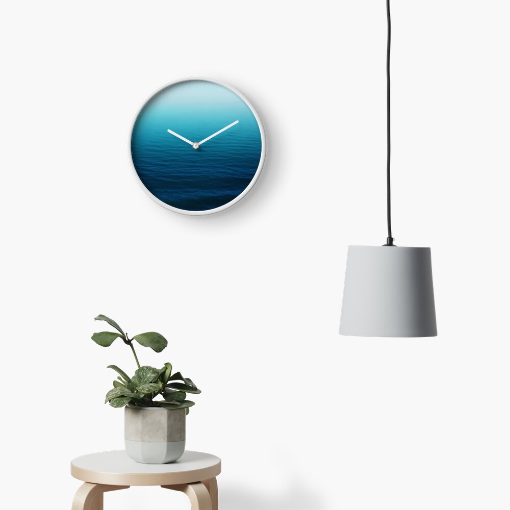 Deep Blue Clock