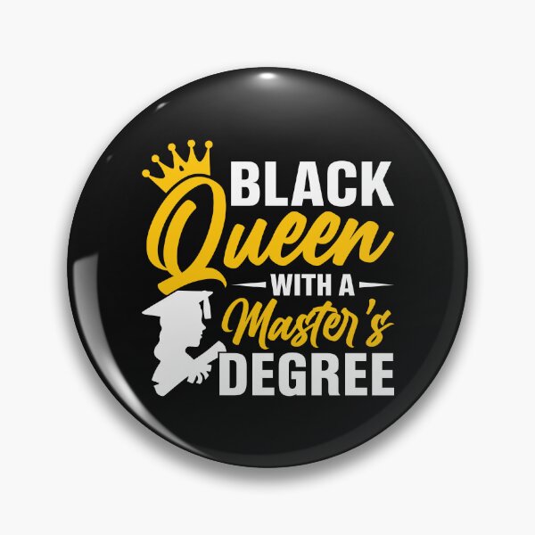 Item preview, Funny Black Queen With A Masters Degree College Graduation designed and sold by Best Designer.