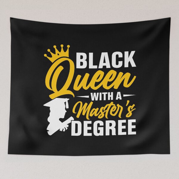 Item preview, Funny Black Queen With A Masters Degree College Graduation designed and sold by Best Designer.