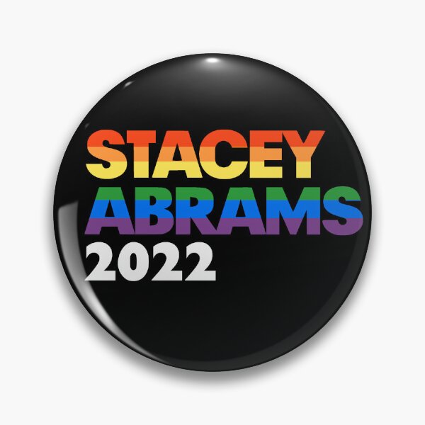 Item preview, Stacey Abrams 2022 Georgia Governor LGBT Gay Pride Rainbow  designed and sold by YikesForever.