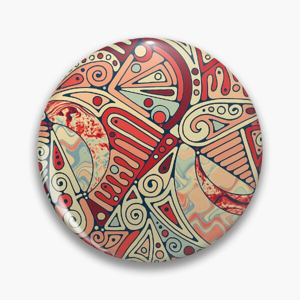 Item preview, Hand And Digitally Painted Pattern Art 26 designed and sold by EDDArt.