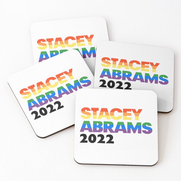 Item preview, Stacey Abrams 2022 Georgia Governor LGBT Gay Pride Rainbow  designed and sold by YikesForever.