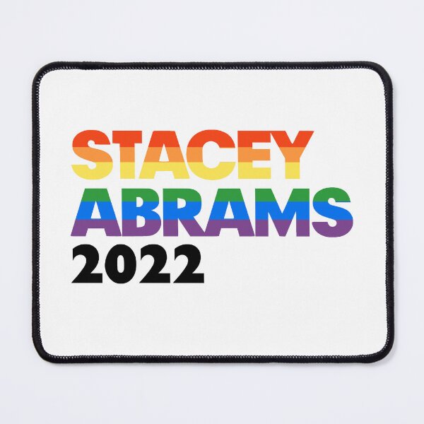 Item preview, Stacey Abrams 2022 Georgia Governor LGBT Gay Pride Rainbow  designed and sold by YikesForever.