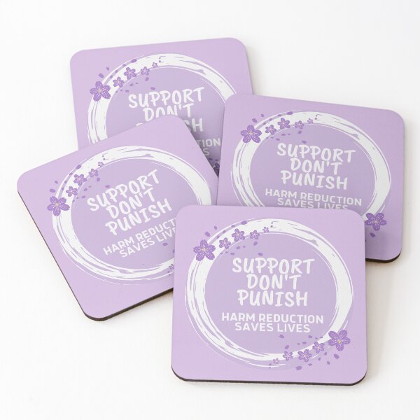 Item preview, Harm Reduction - Support Don't Punish - Purple designed and sold by Absolute-Garlic.