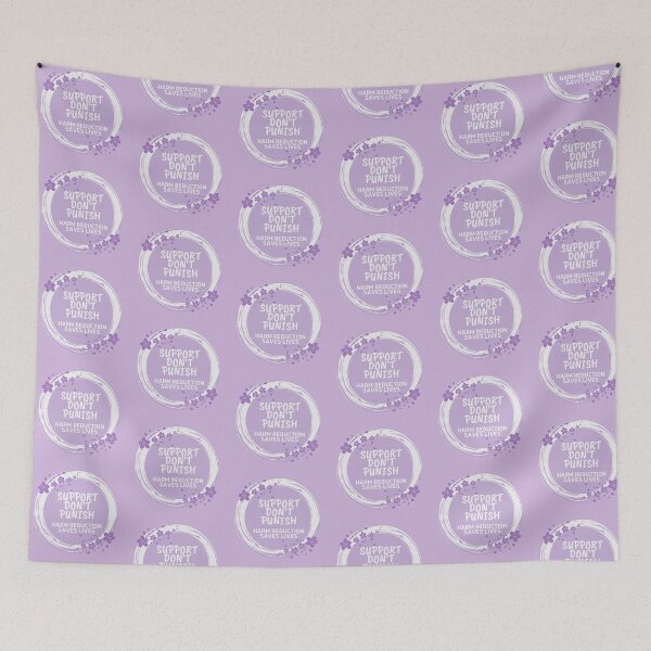 Item preview, Harm Reduction - Support Don't Punish - Purple designed and sold by Absolute-Garlic.
