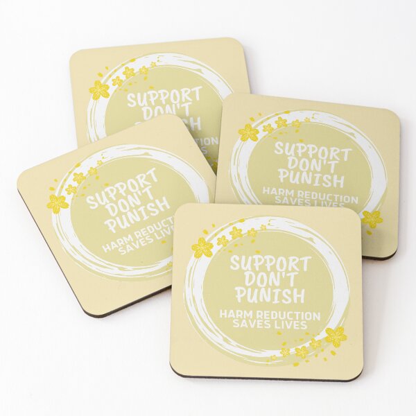 Item preview, Harm Reduction - Support Don't Punish - Yellow designed and sold by Absolute-Garlic.