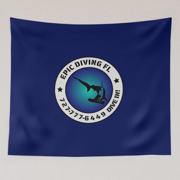 Item preview, Epic Diving Fl. Aquatic Adventures Await designed and sold by Artistability.