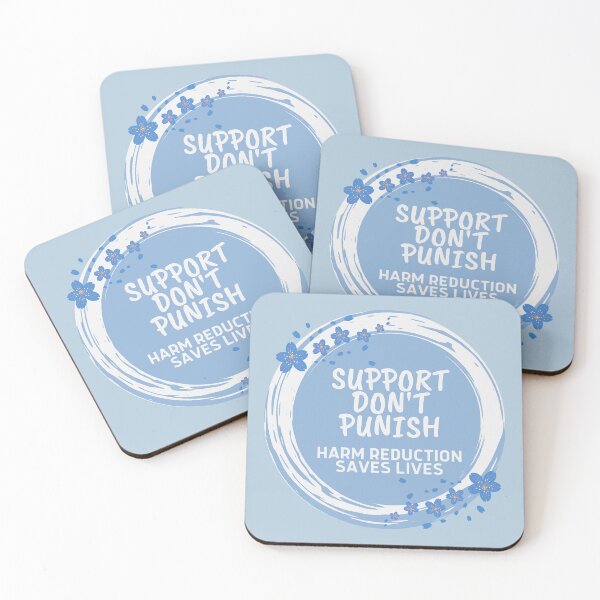Item preview, Harm Reduction - Support Don't Punish - Blue designed and sold by Absolute-Garlic.