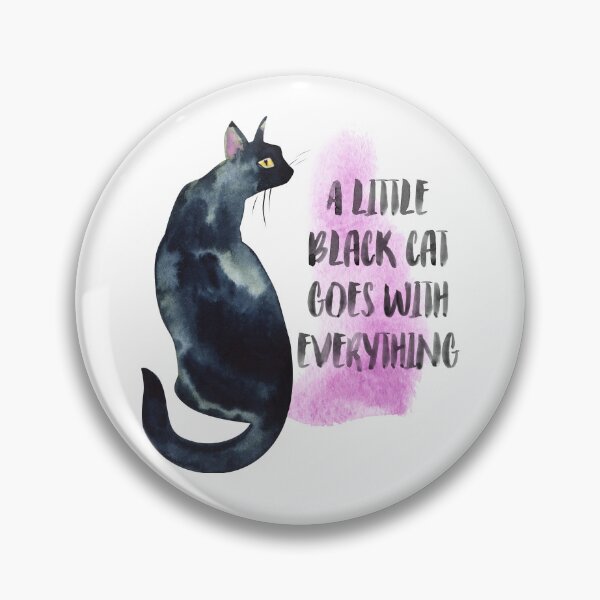 Item preview, A Little Black Cat Goes With Everything  designed and sold by starwilliamsart.
