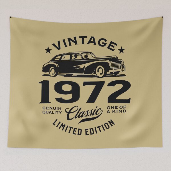 Item preview, Vintage 1972 Classic 50 Years Old Gifts 50th Birthday gift designed and sold by BahaaIB.