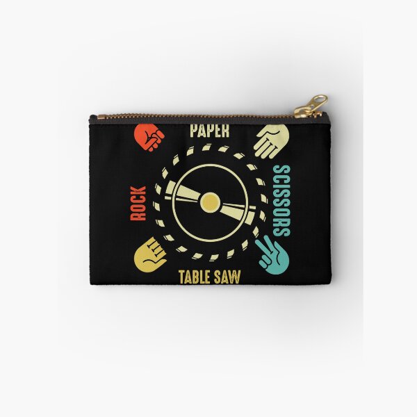 Item preview, Funny Rock Paper Scissors Table Saw Carpenter Tools Joke designed and sold by Best Designer.