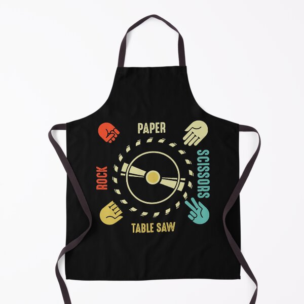 Item preview, Funny Rock Paper Scissors Table Saw Carpenter Tools Joke designed and sold by Best Designer.