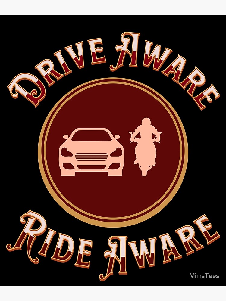 "National Motorcycle Safety Awareness Month" Poster for Sale by