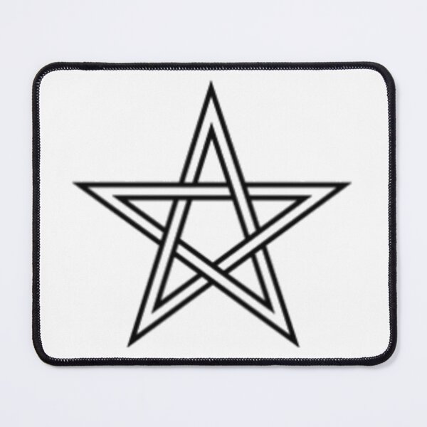 Item preview, Black pentagram designed and sold by Wavytarot.