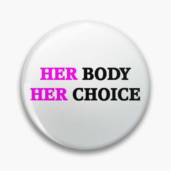Item preview, Her Body Her Choice white designed and sold by oxoxoxo.