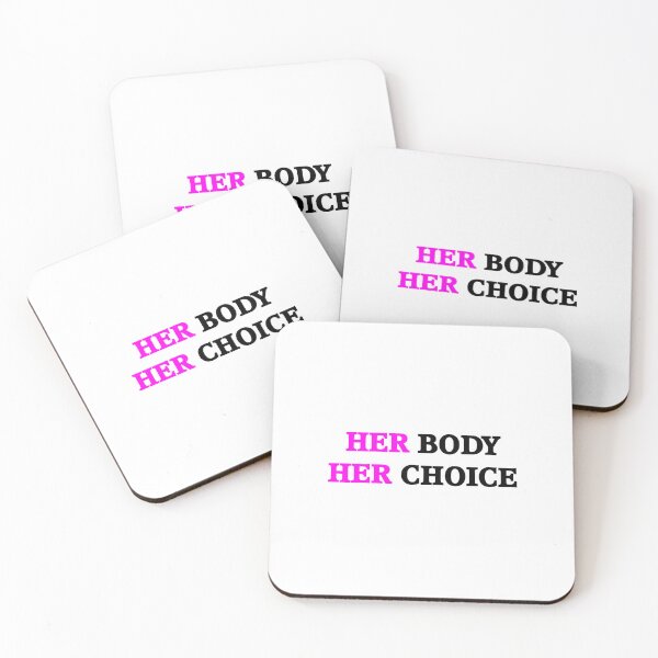 Item preview, Her Body Her Choice white designed and sold by oxoxoxo.