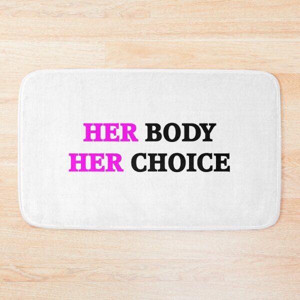 Item preview, Her Body Her Choice white designed and sold by oxoxoxo.
